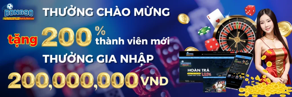 chào mừng gia nhập bong90